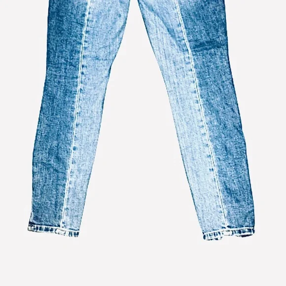 BLANK NYC Women’s Size 27 R Santa Fe Bond Midrise Split Hem Skinny Blue Jeans - Picture 14 of 16